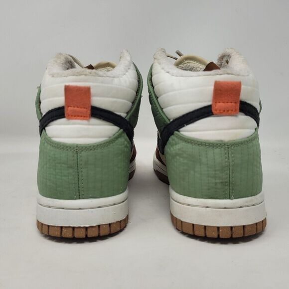 Nike Dunk High LX Next Nature Toasty Womens 6 Summit White Black Green Sneakers - Picture 16 of 16